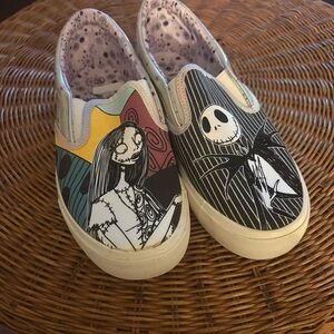 Nightmare Before Christmas Slip-On Shoes size 6 kids or 8 in women’s